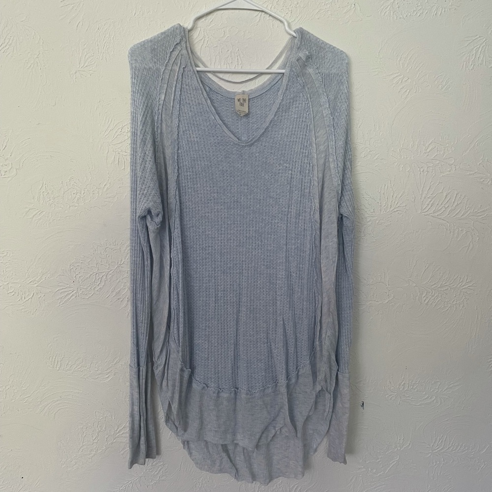 Free people waffle knit thermal
